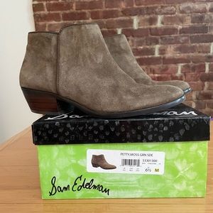 Sam Edelman moss green bootie